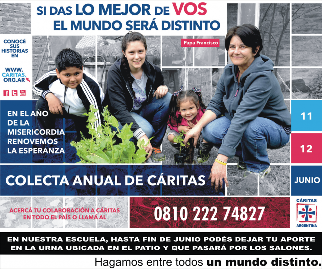 COLECTA ANUAL DE CARITAS 2016